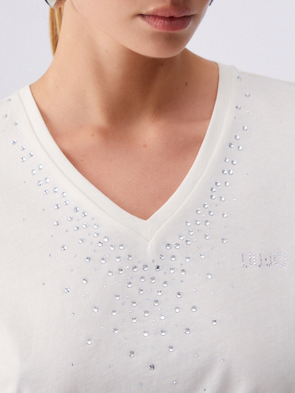 LIU.JO T-shirt Donna - Bianco modello TA6284JS923