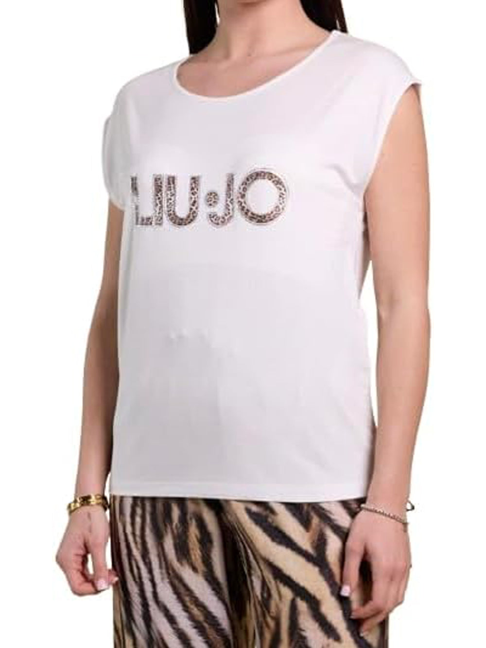 LIU.JO T-shirt Donna - Bianco modello VA6047JS360