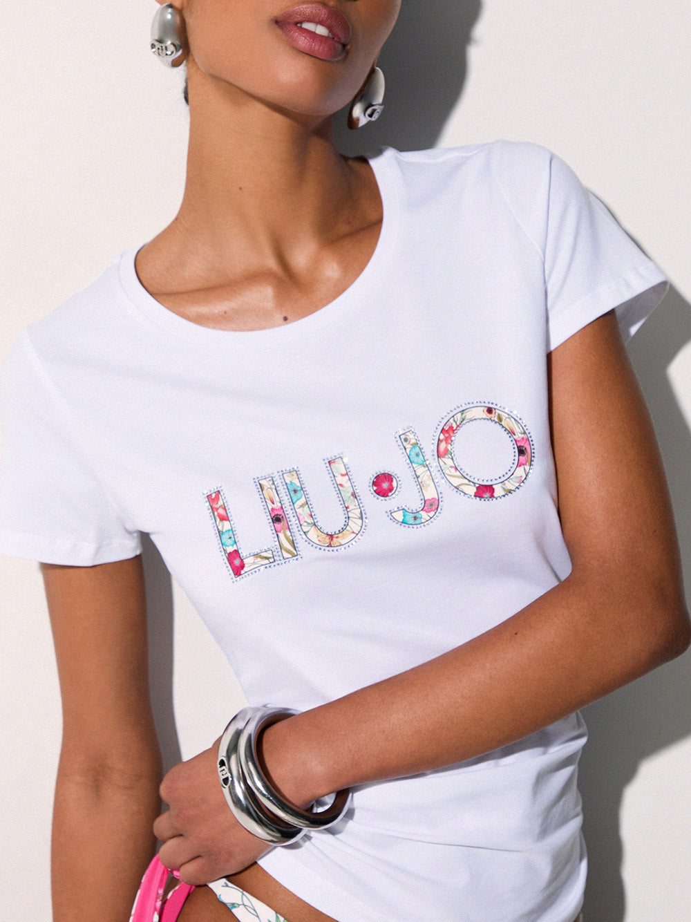 LIU.JO T-shirt Donna - Bianco modello VA6169JS003