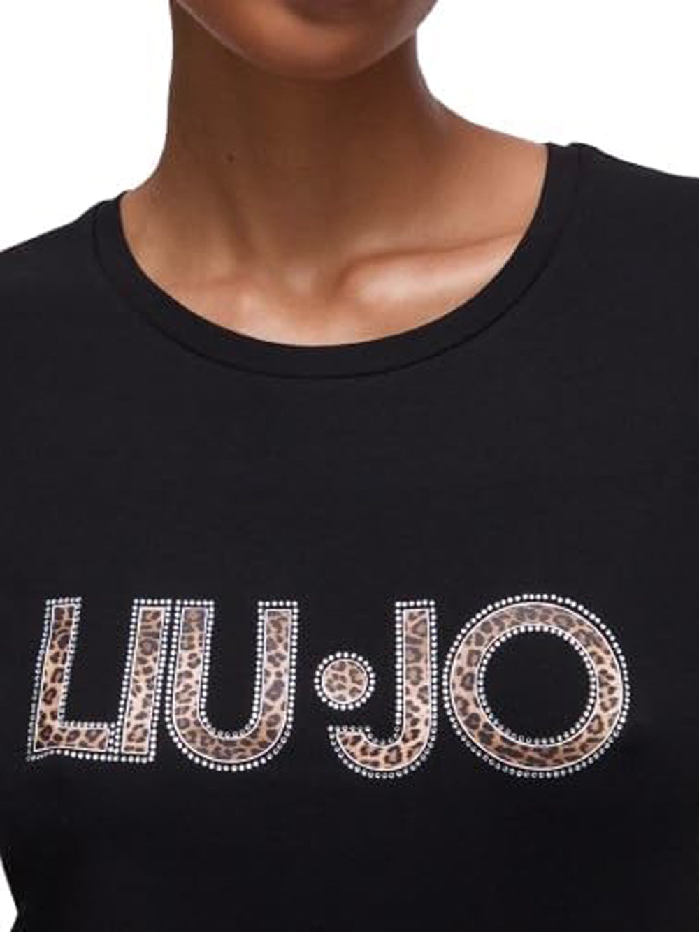 LIU.JO T-shirt Donna - Nero modello VA6169JS003