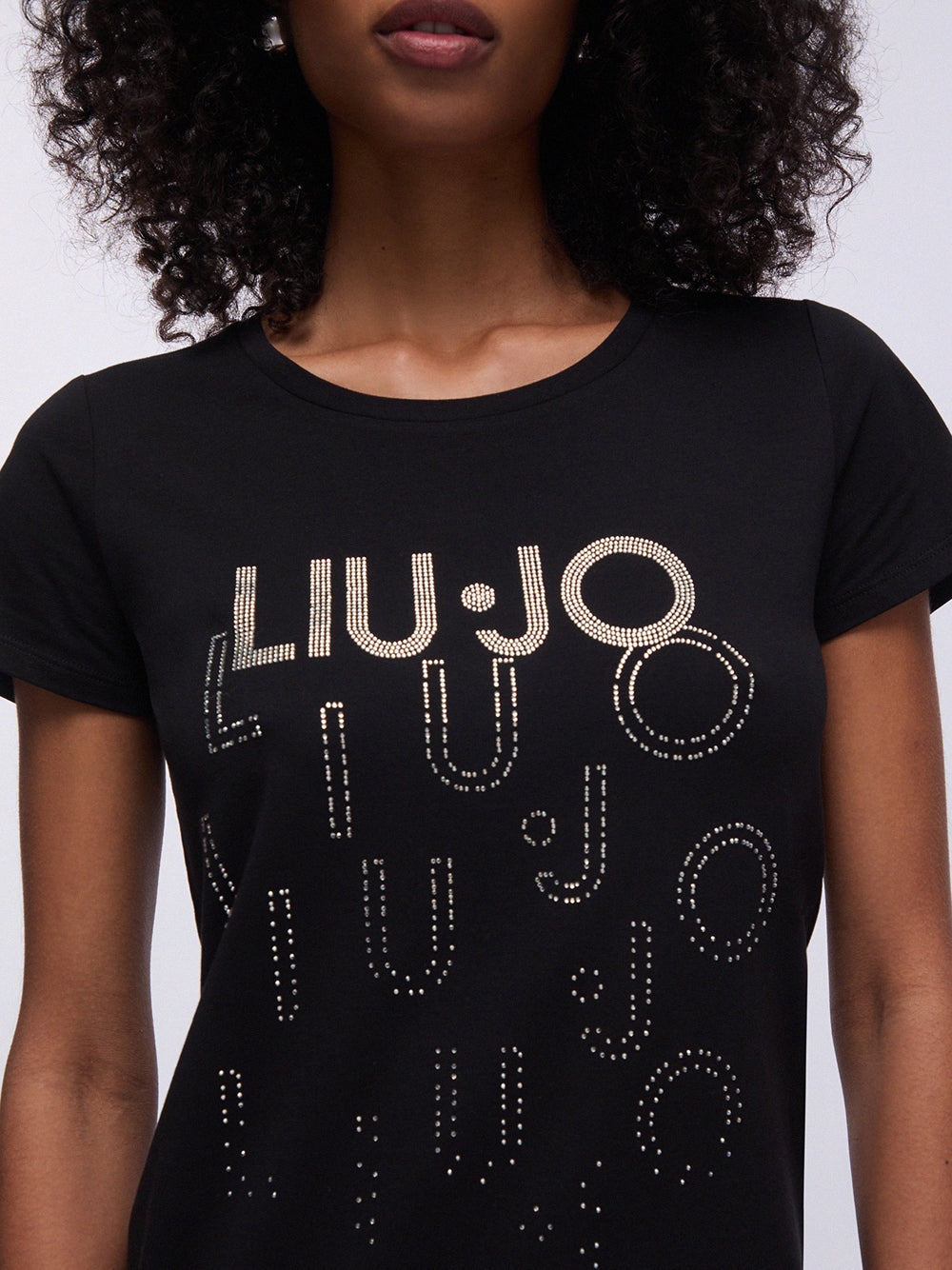 LIU.JO T-shirt Donna - Nero modello VA6171JS003