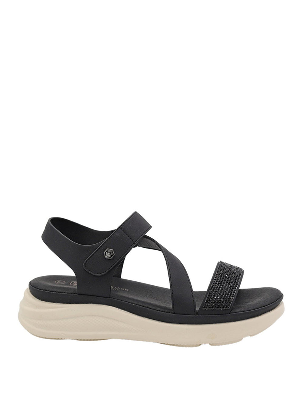 LUMBERJACK Sandali con zeppa Donna - Nero modello 102269421