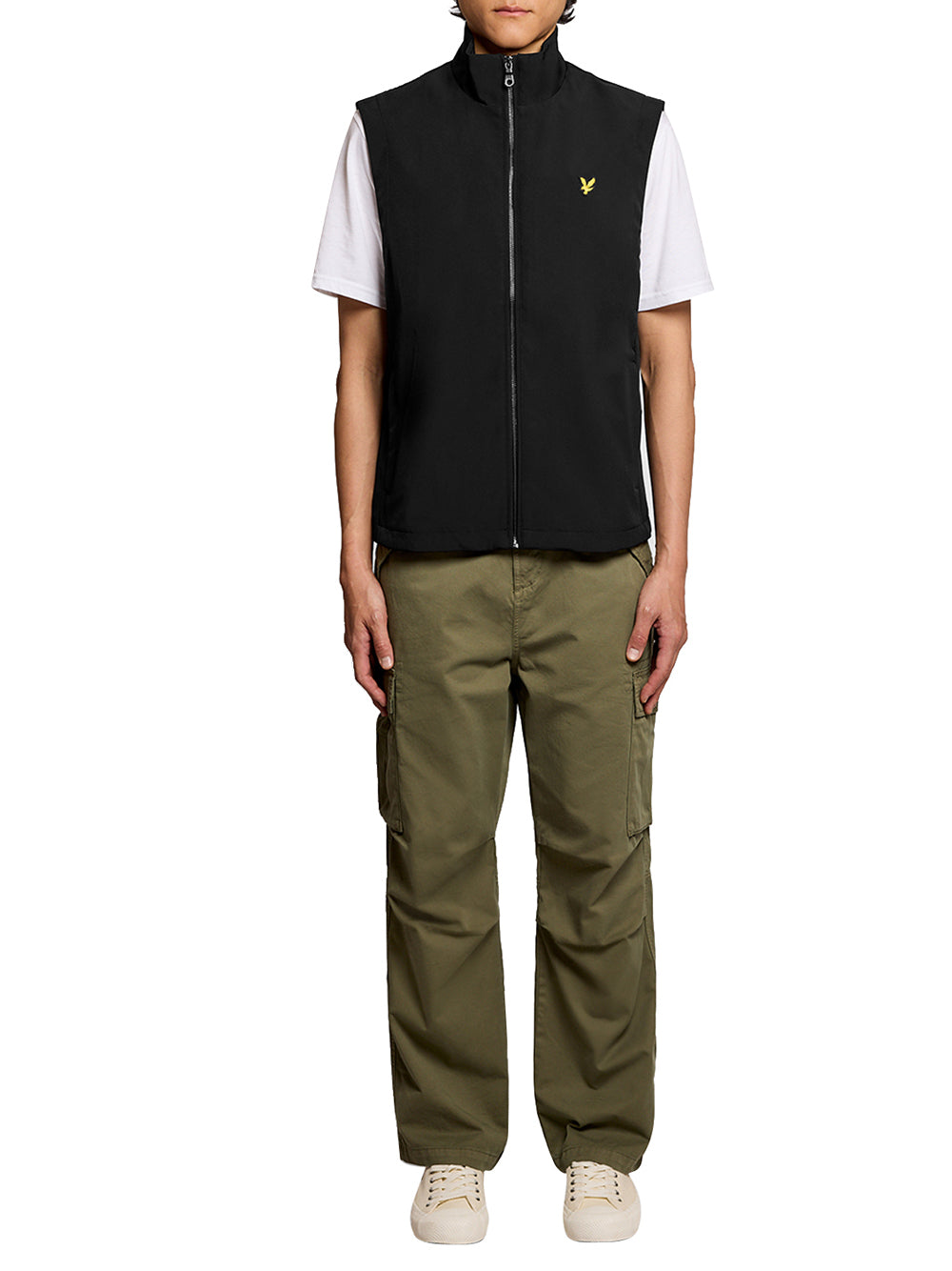 LYLE & SCOTT Giubbino Smanicato Uomo - Nero modello JK2406V