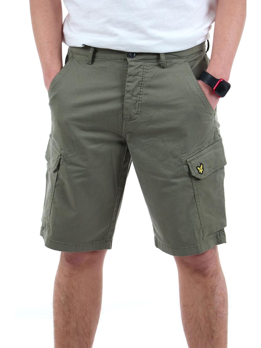 LYLE & SCOTT Shorts Cargo Uomo - Salvia modello SH1816ITA