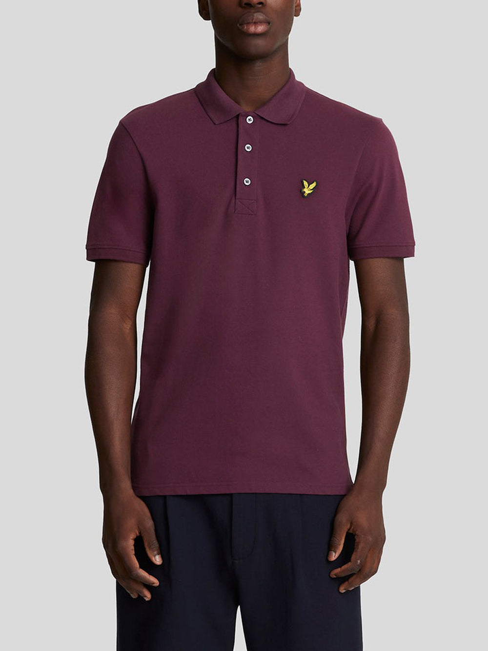 LYLE & SCOTT Polo Uomo - Bordeaux modello SP400VOG