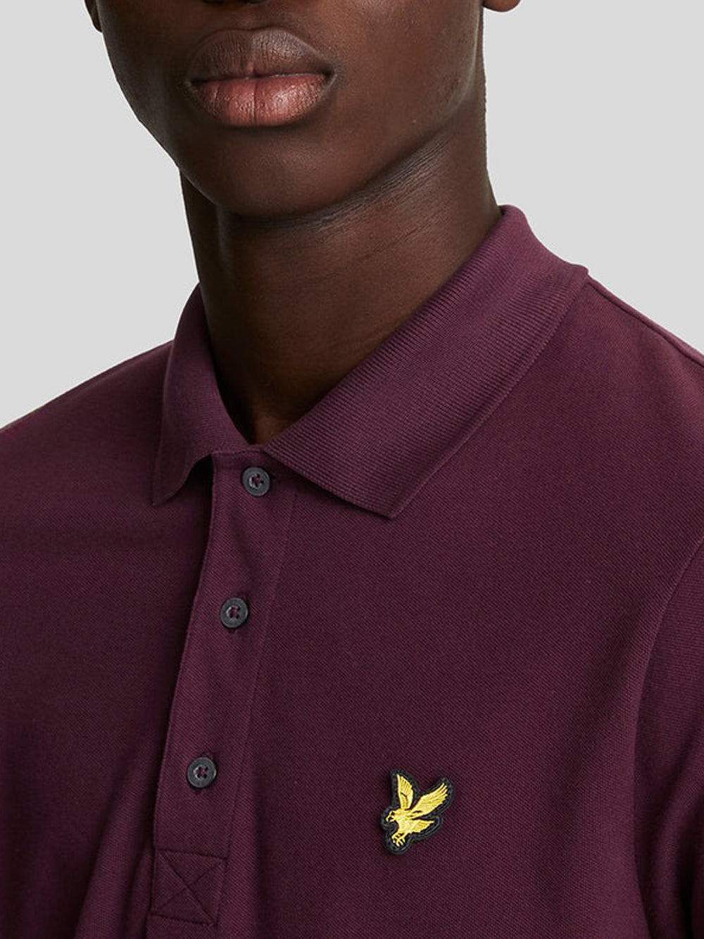 LYLE & SCOTT Polo Uomo - Bordeaux modello SP400VOG