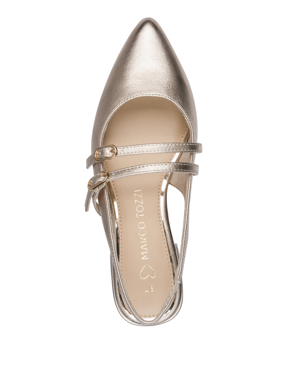 MARCO TOZZI Ballerine sling back Donna - Oro modello 22940944