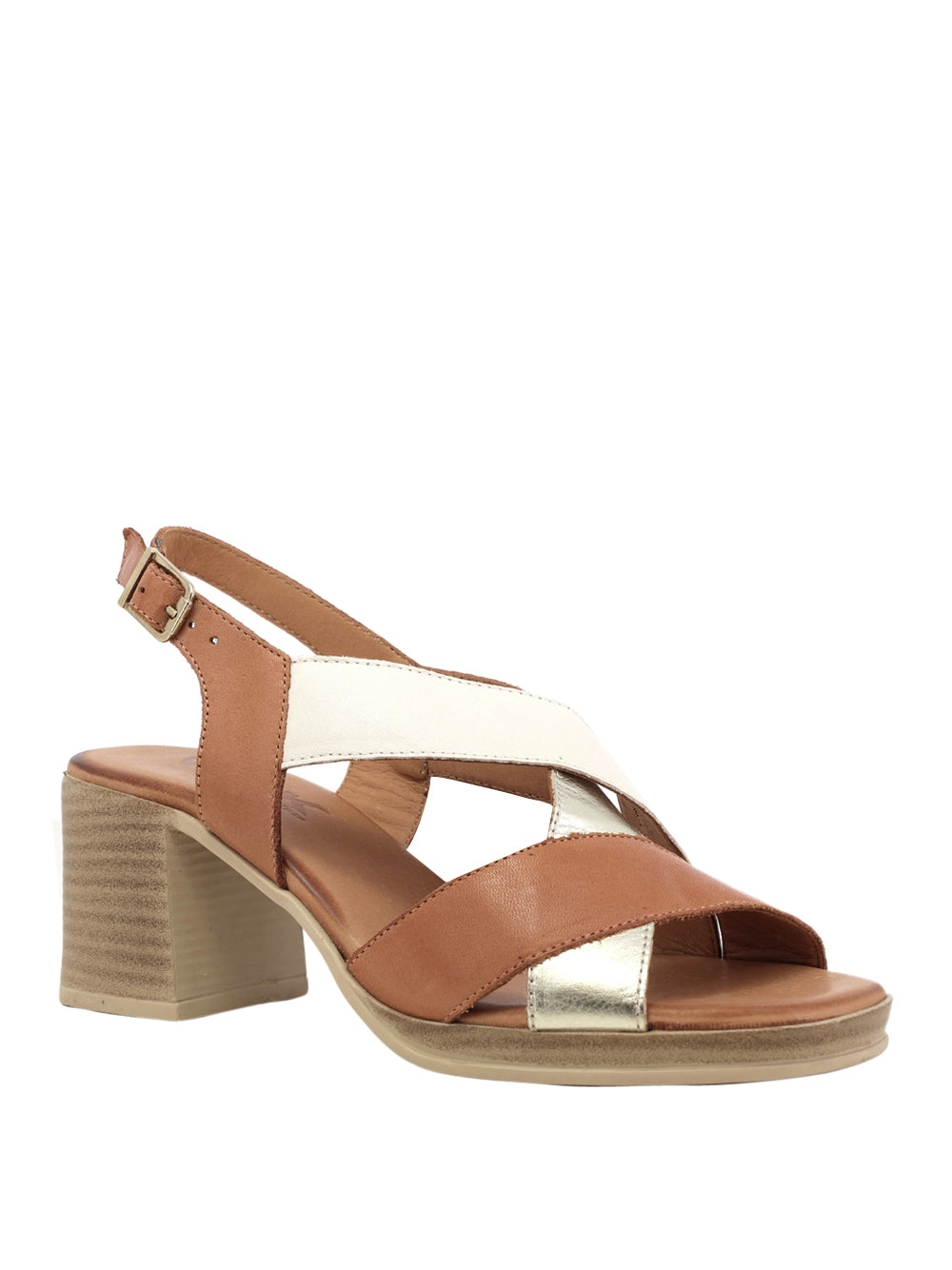 MELLUSO Sandali con tacco Donna - Cuoio modello K56143