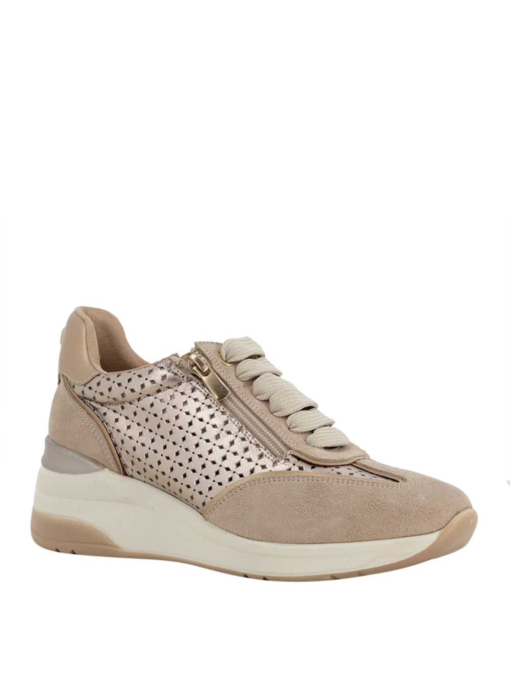 MELLUSO Sneakers con zeppa Donna - Oro modello K56231