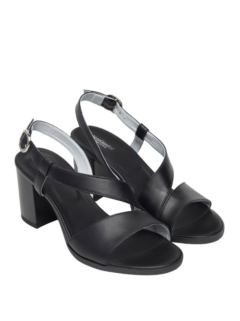 NERO GIARDINI Sandali con tacco Donna - Nero modello E410440D