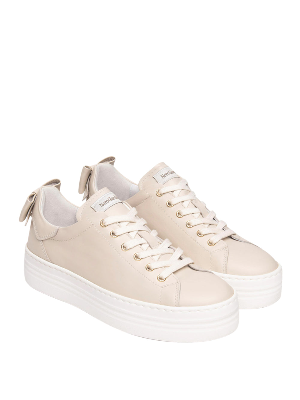 NERO GIARDINI Sneakers platform Donna - Nude modello E506520D