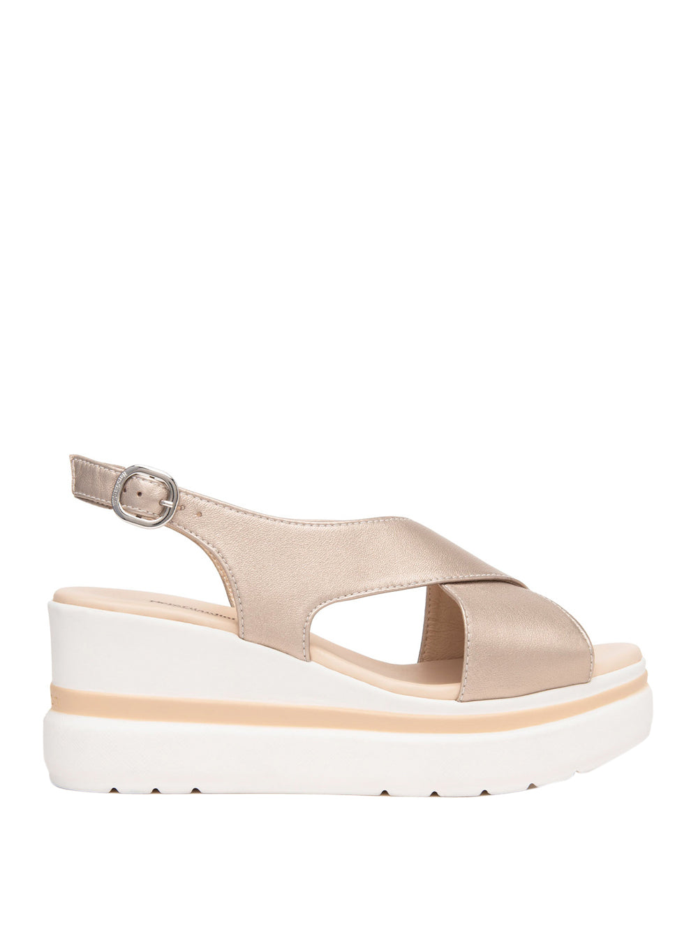 NERO GIARDINI Sandali con zeppa Donna - Grigio modello E513516D