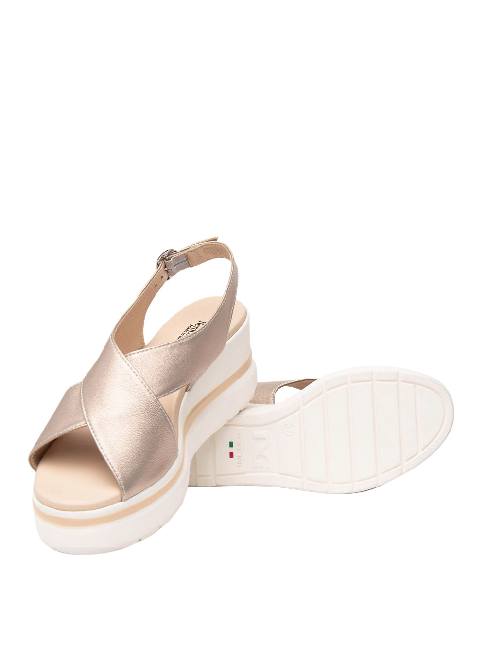 NERO GIARDINI Sandali con zeppa Donna - Grigio modello E513516D