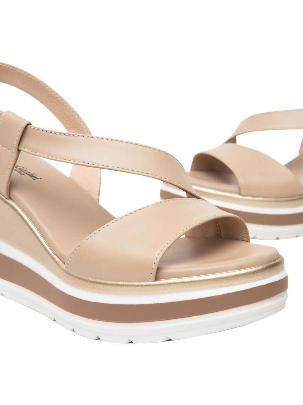 NERO GIARDINI Sandali con zeppa Donna - Bianco modello E513520D