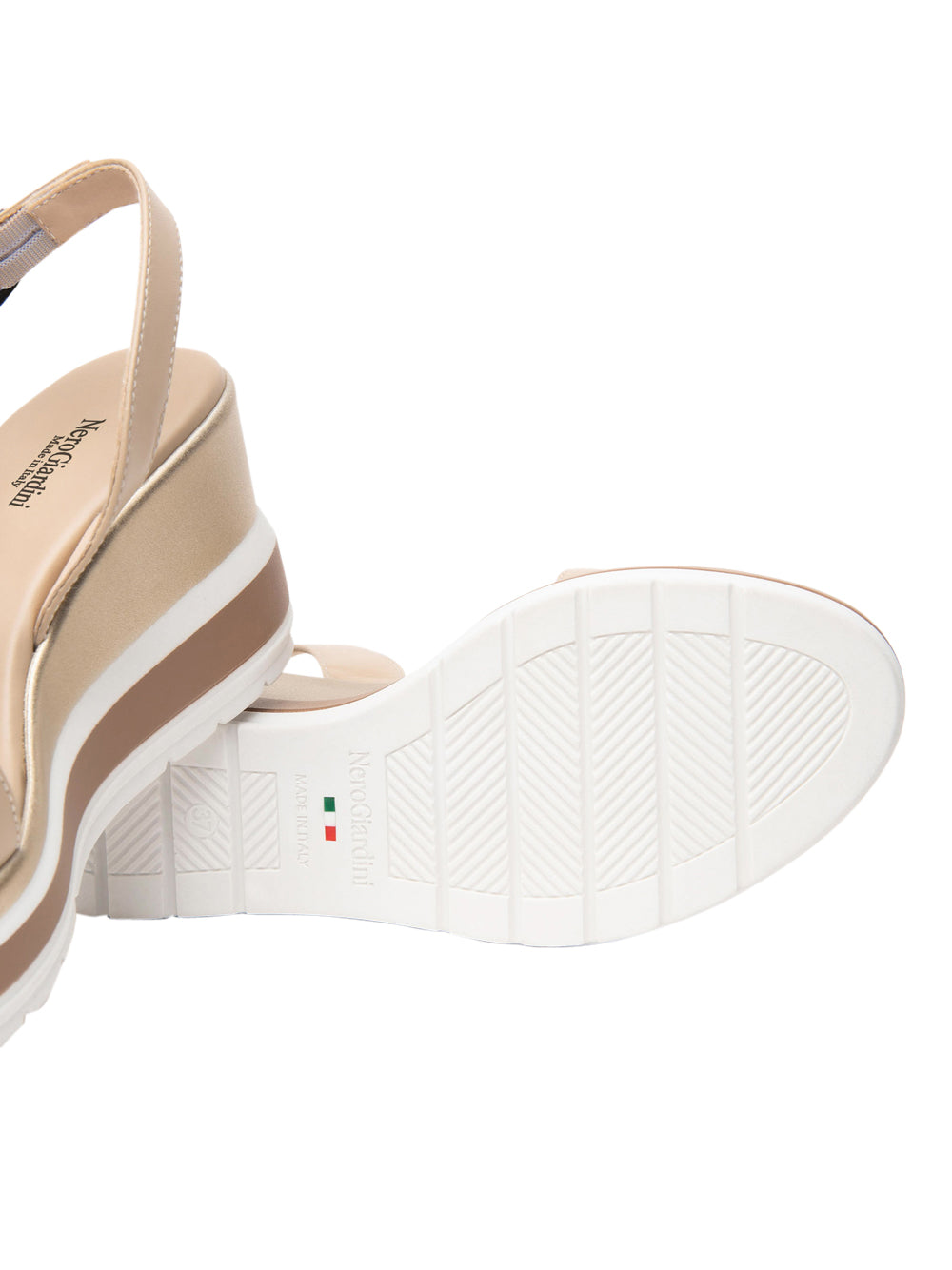 NERO GIARDINI Sandali con zeppa Donna - Bianco modello E513520D
