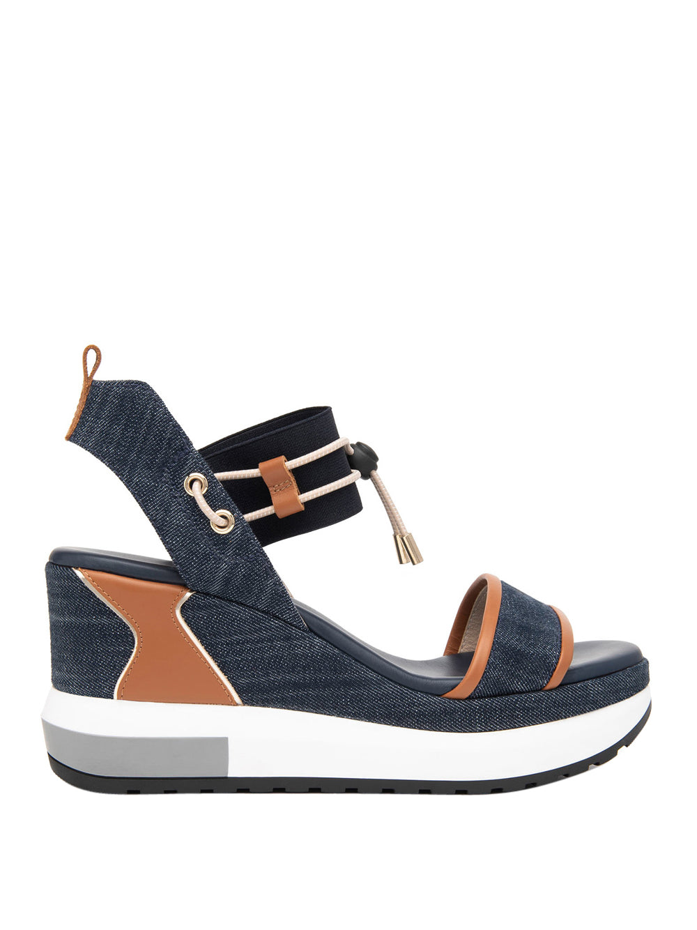 NERO GIARDINI Sandali con zeppa Donna - Blu modello E513600D