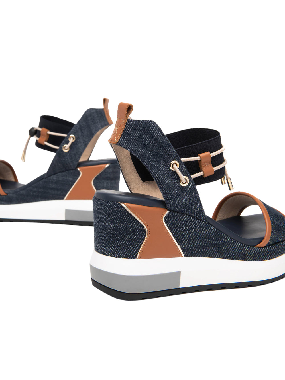 NERO GIARDINI Sandali con zeppa Donna - Blu modello E513600D