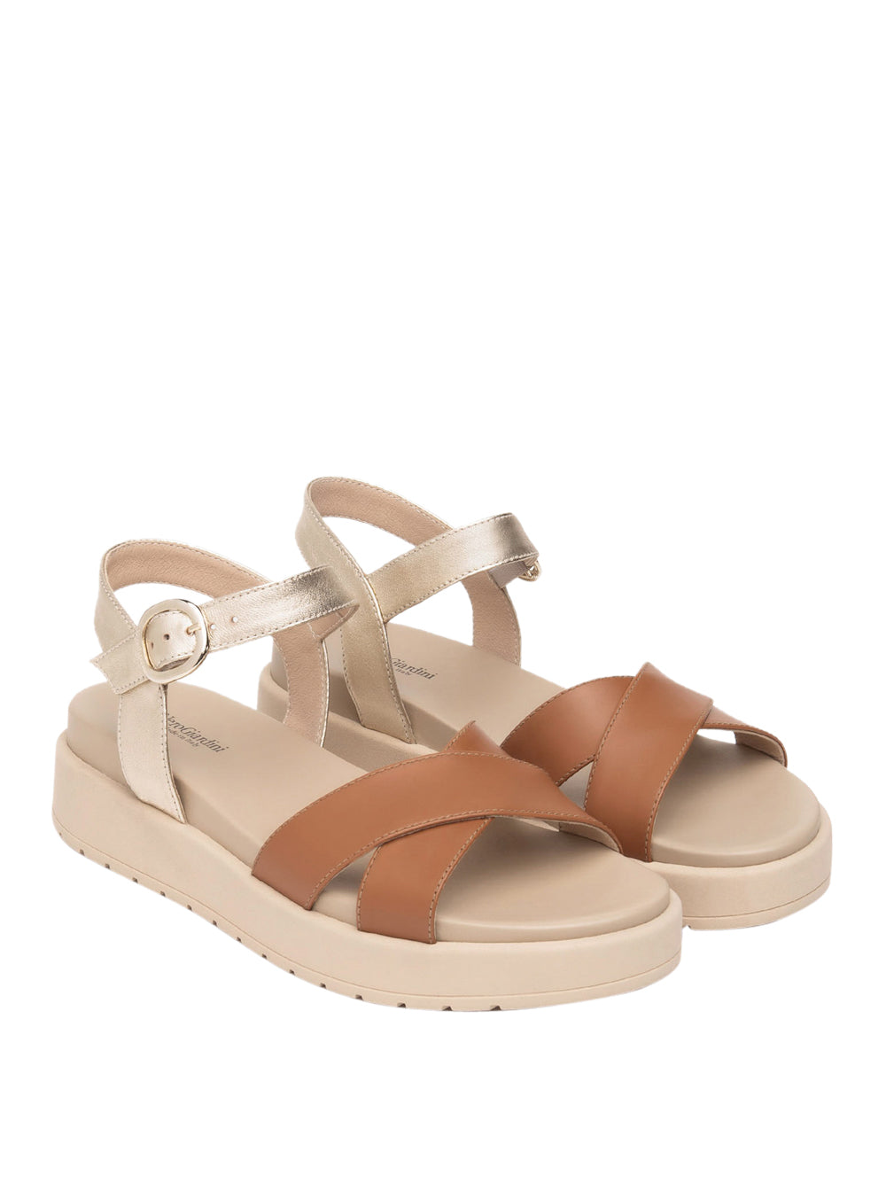 NERO GIARDINI Sandali Donna - Cuoio modello E513704D