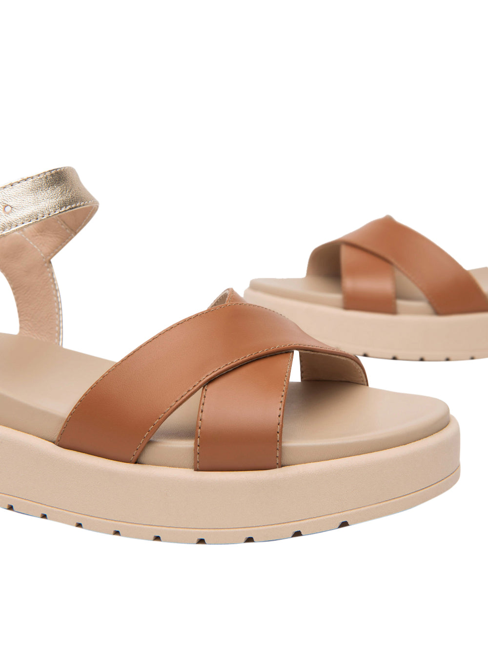 NERO GIARDINI Sandali Donna - Cuoio modello E513704D