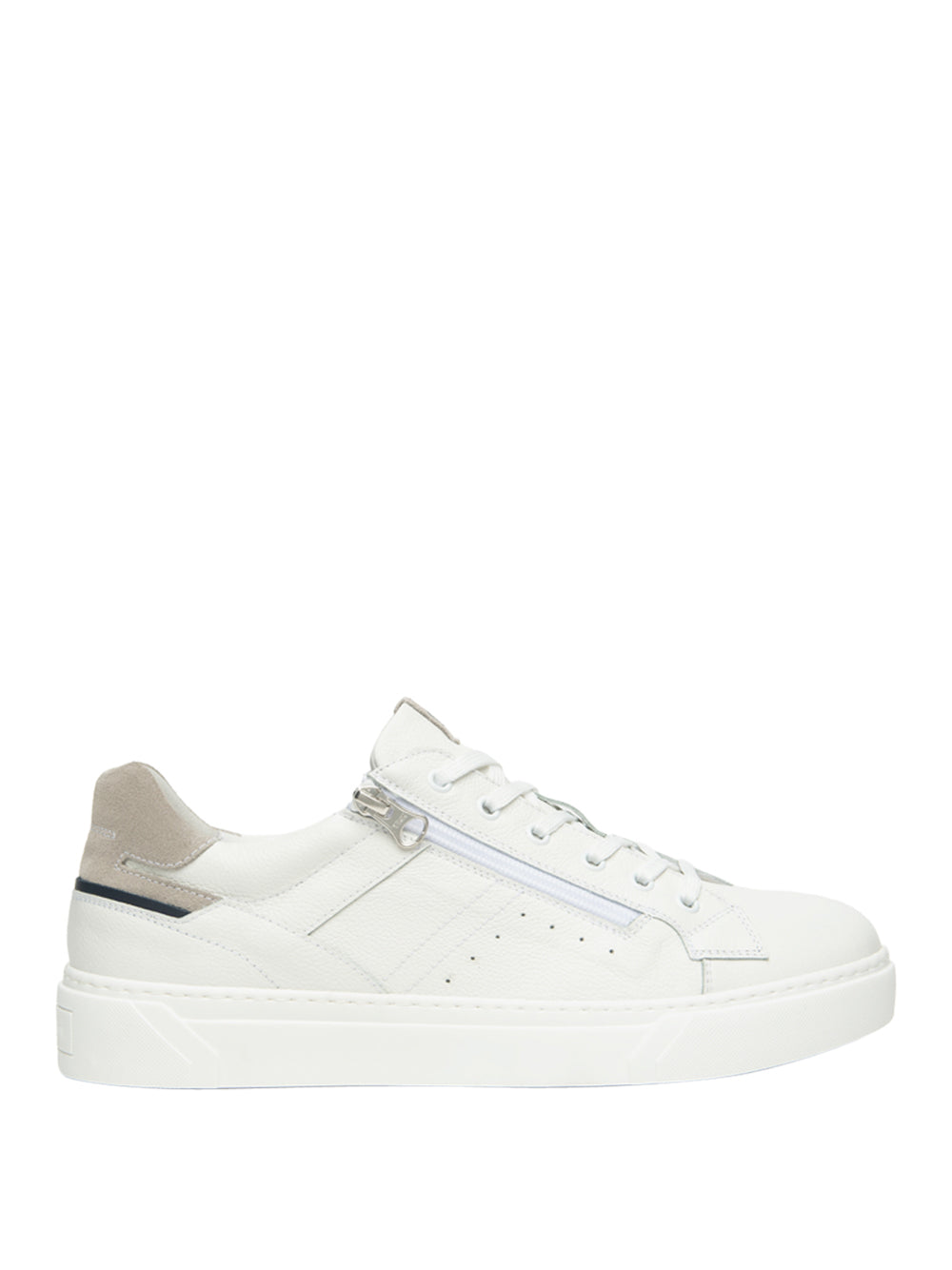 NERO GIARDINI Sneakers con zip Uomo - Bianco modello E601130U