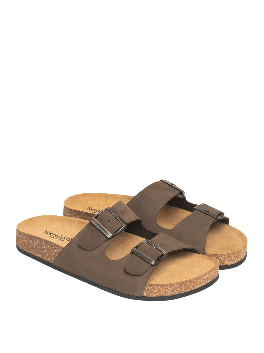 NERO GIARDINI Sandali slide Uomo - Marrone modello E601202U