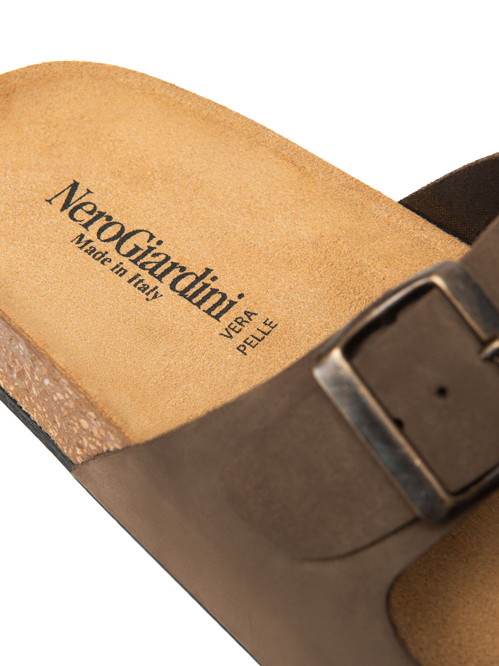NERO GIARDINI Sandali slide Uomo - Marrone modello E601202U
