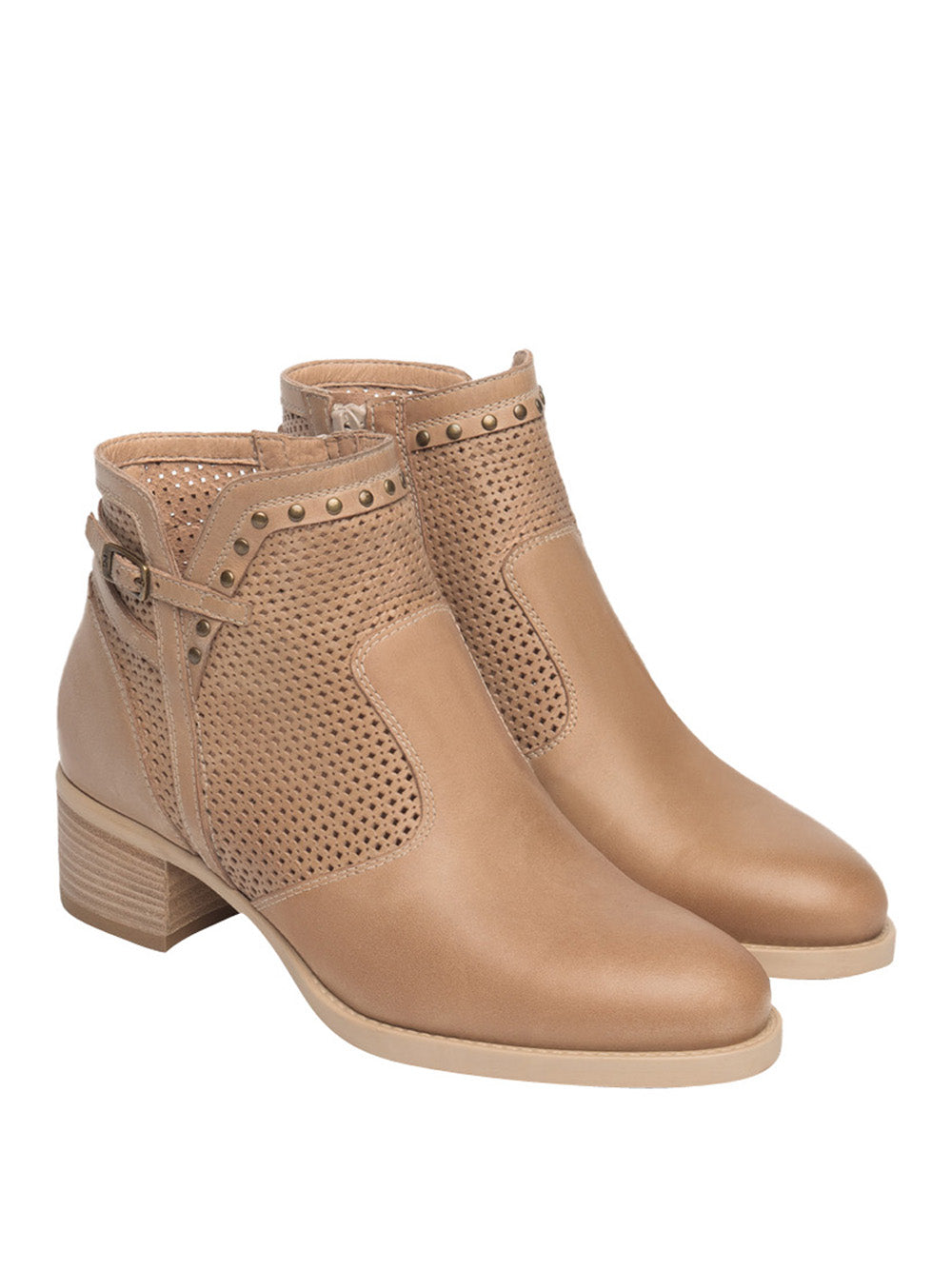 NERO GIARDINI Stivaletti con tacco Donna - Cuoio modello E615070D