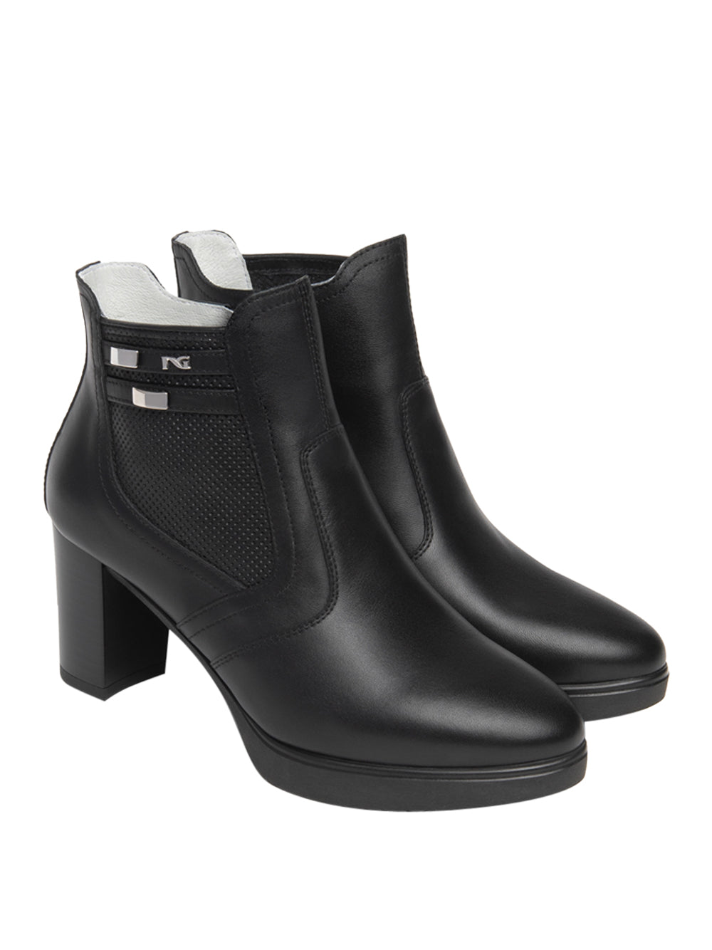 NERO GIARDINI Stivaletti con tacco Donna - Nero modello E615080D