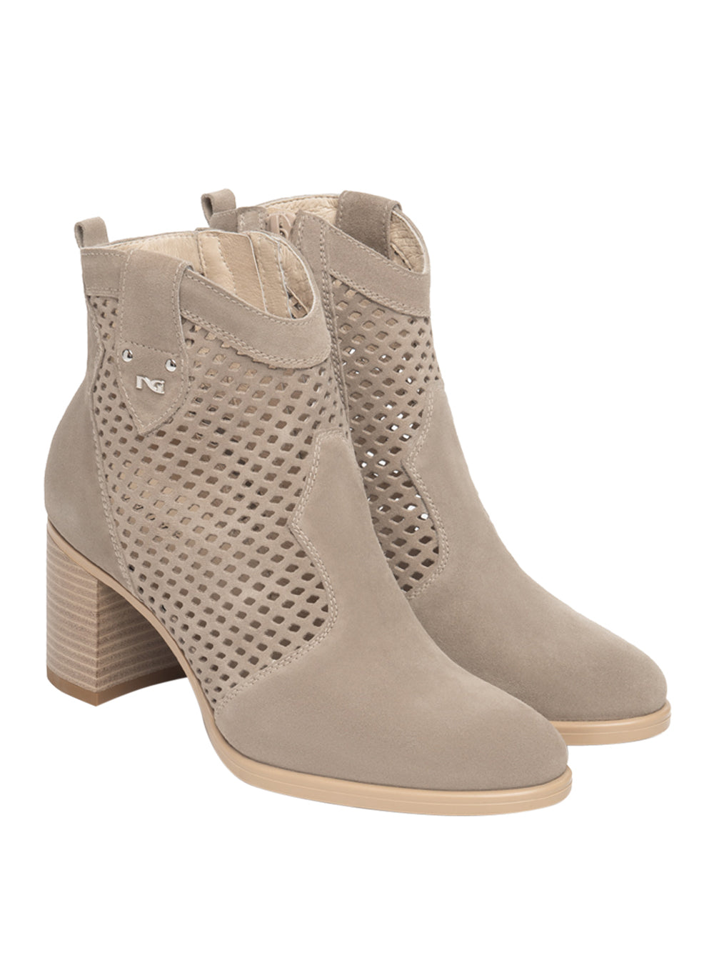 NERO GIARDINI Stivaletti con tacco Donna - Beige modello E615110D