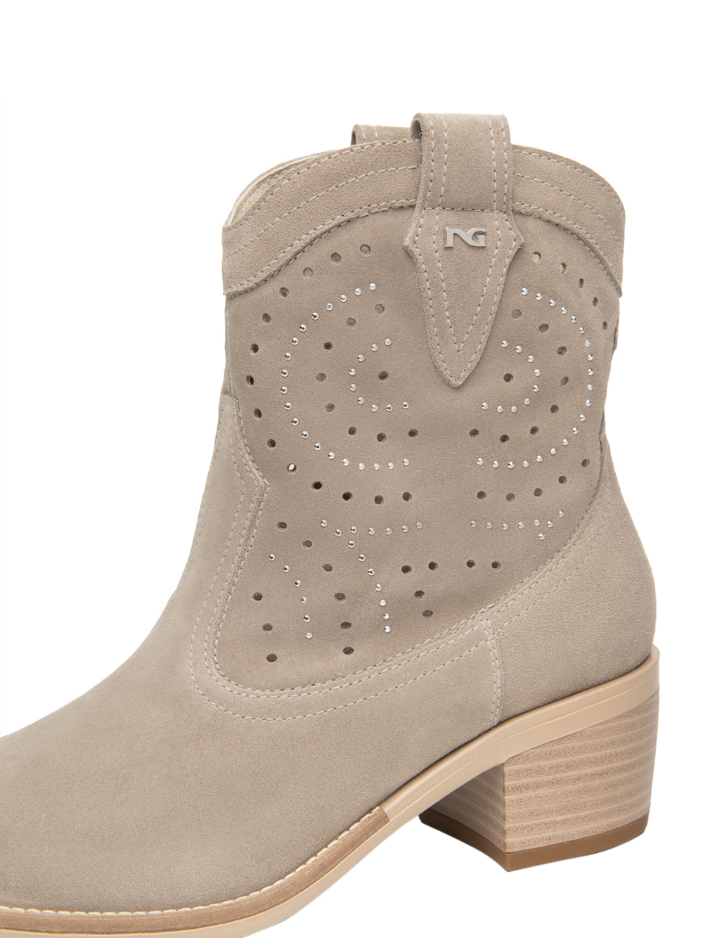 NERO GIARDINI Stivaletti con tacco Donna - Beige modello E615121D
