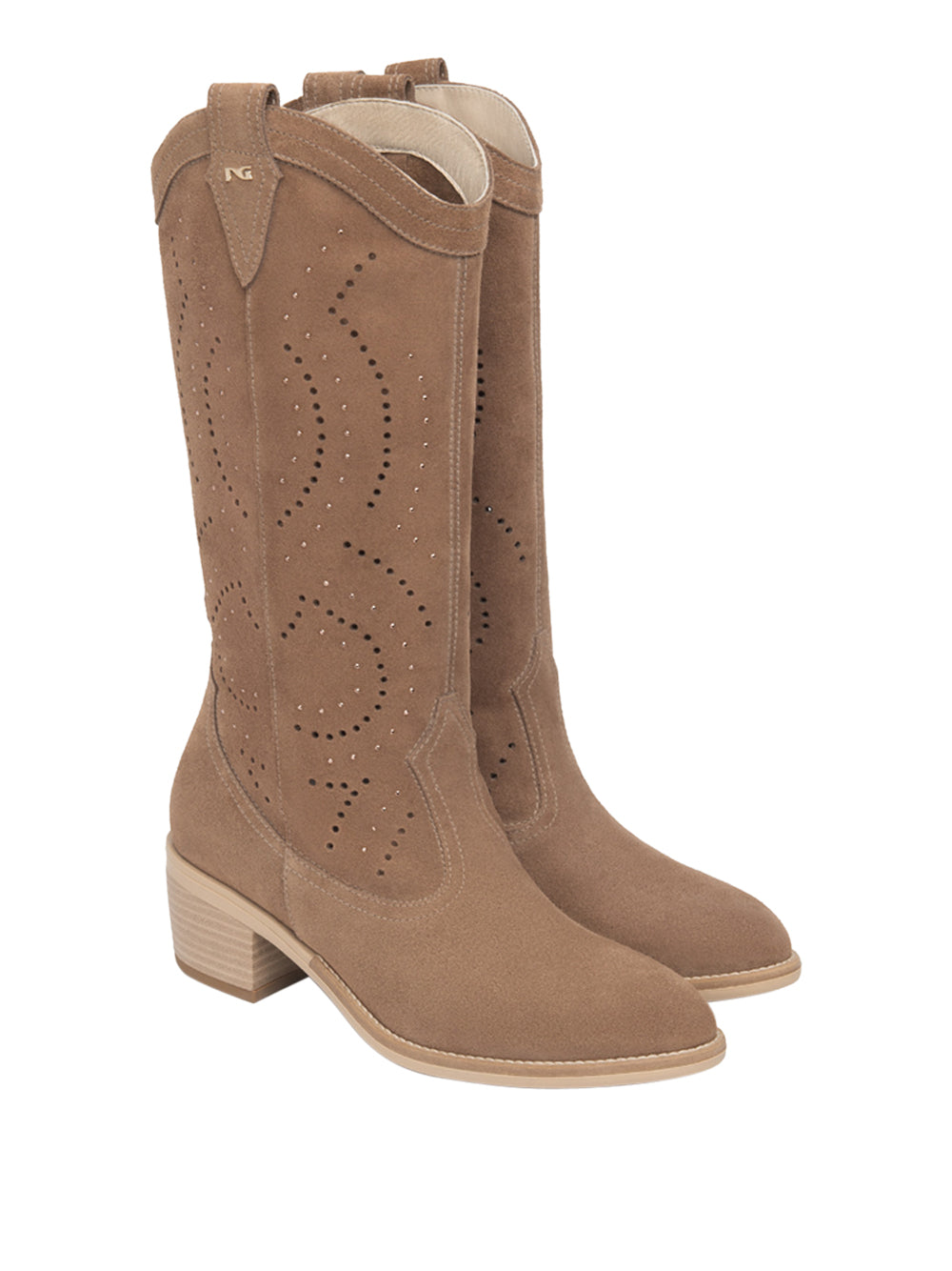 NERO GIARDINI Stivali texano Donna - Marrone modello E615122D