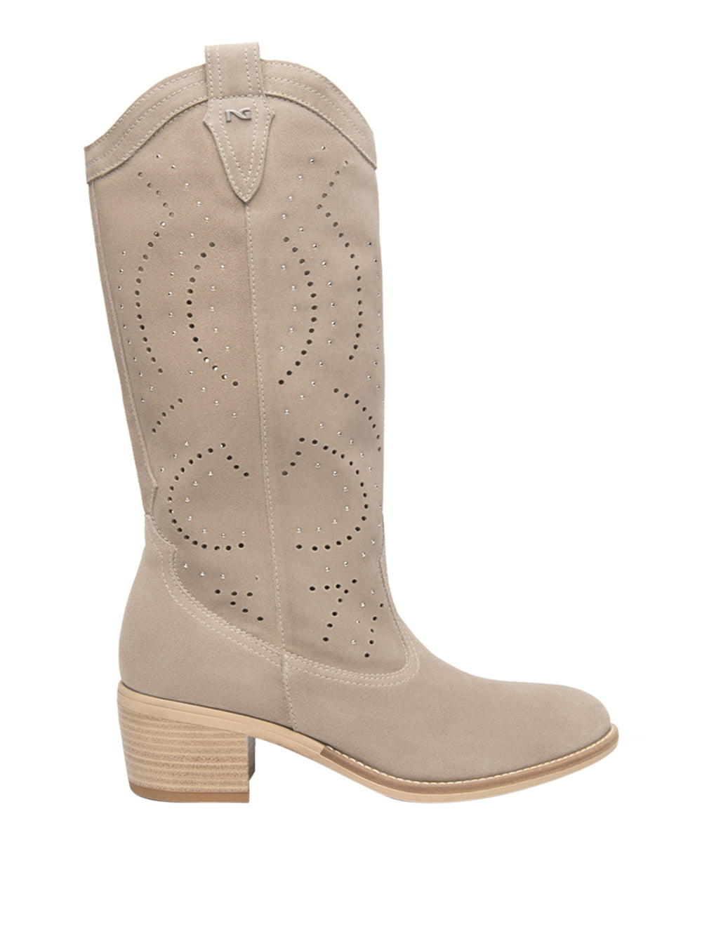 NERO GIARDINI Stivali texano Donna - Beige modello E615122D