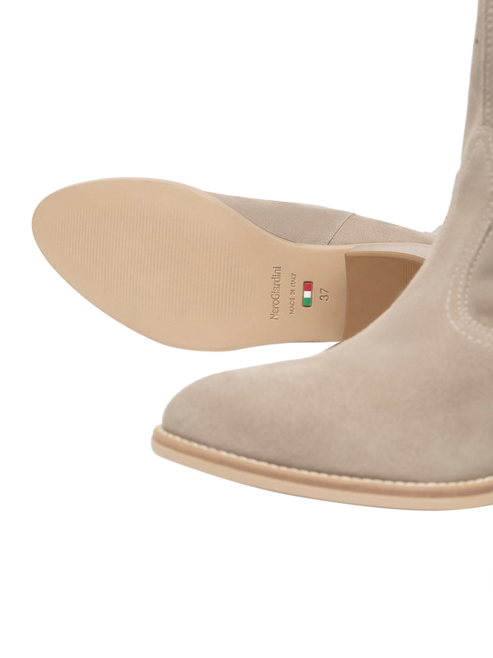 NERO GIARDINI Stivali texano Donna - Beige modello E615122D