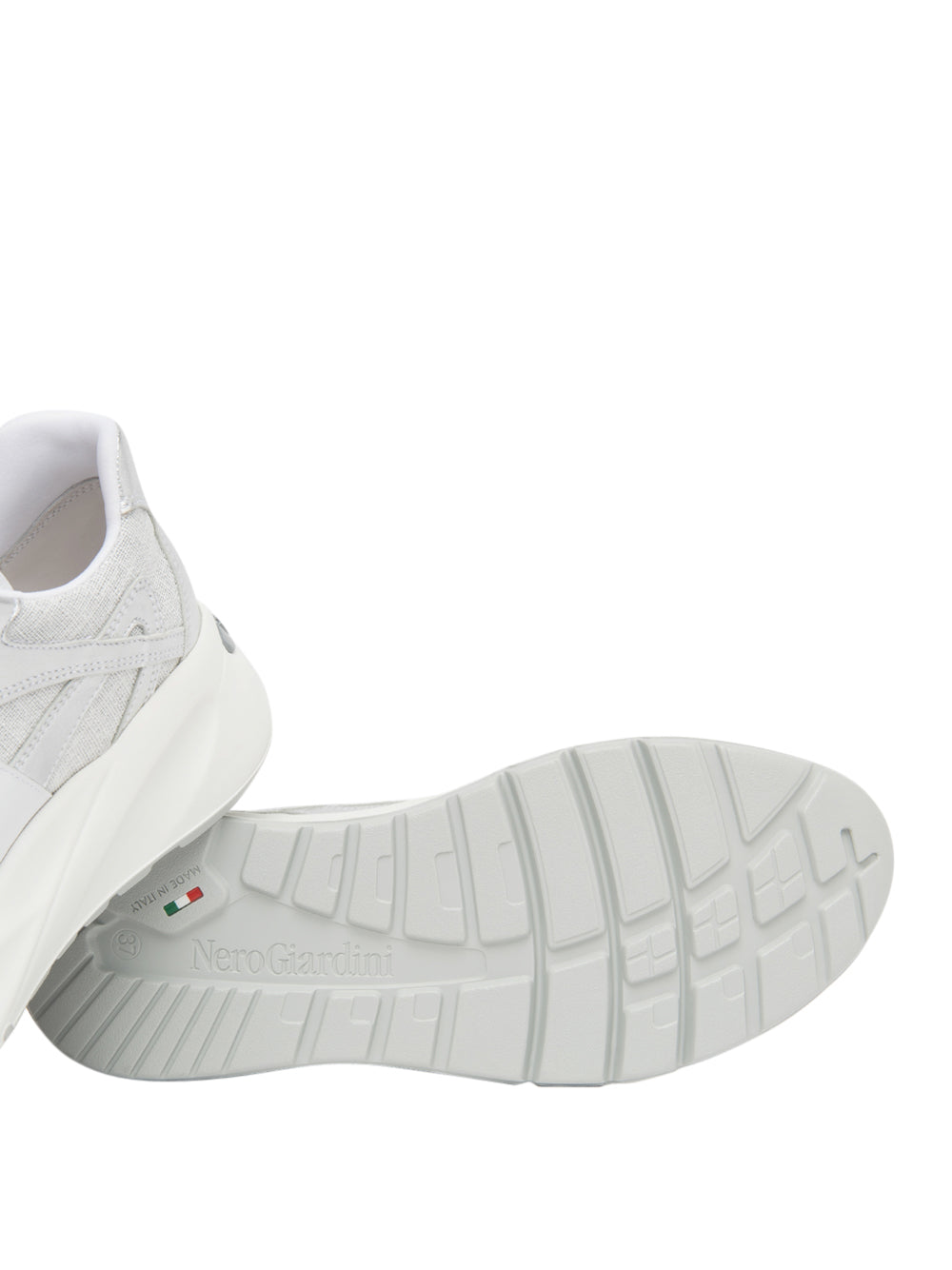 NERO GIARDINI Sneakers con zeppa Donna - Argento modello E615183D