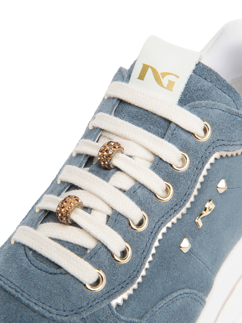 NERO GIARDINI Sneakers platform Donna - Celeste modello E615200D