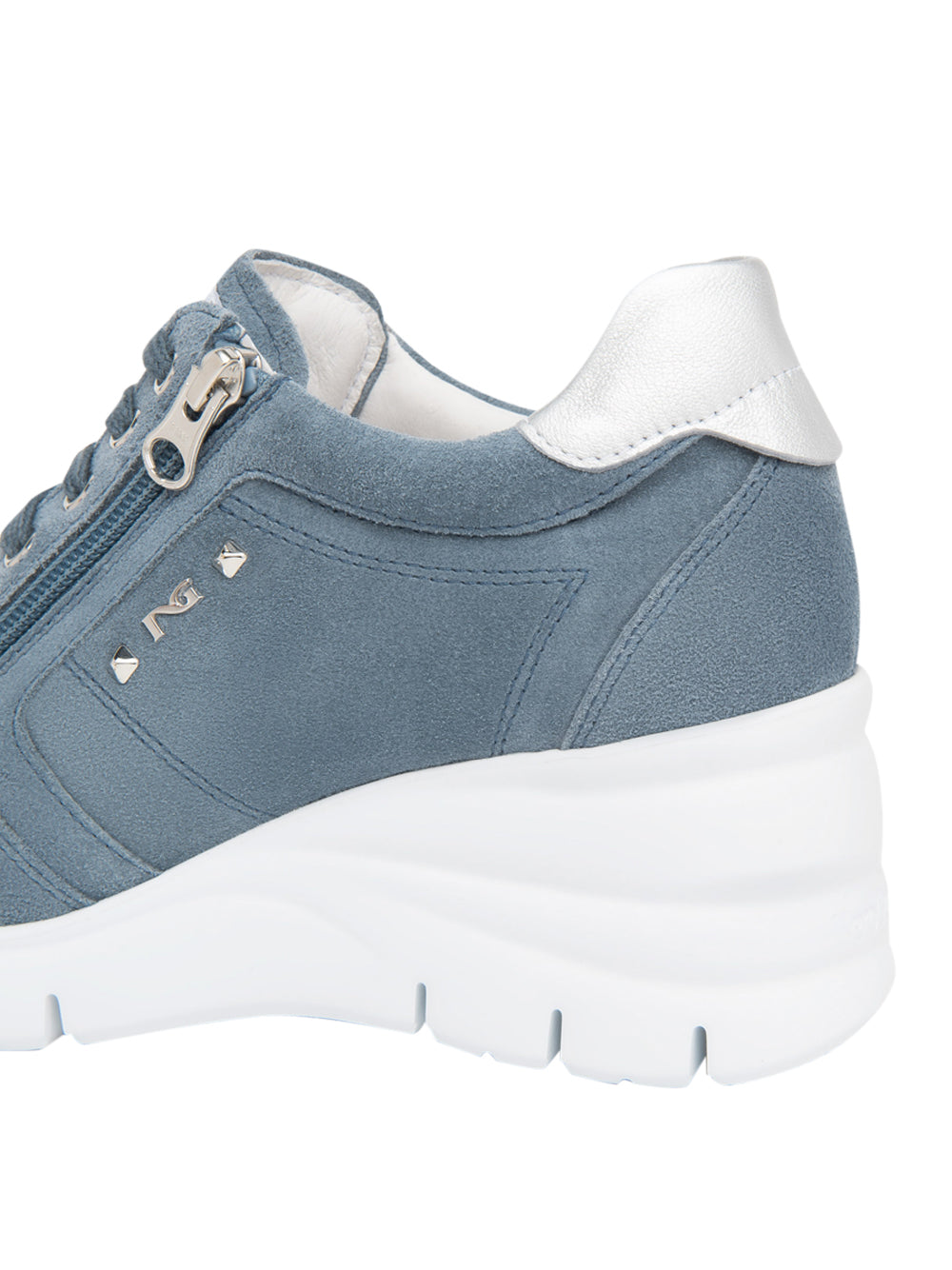 NERO GIARDINI Sneakers con zeppa Donna - Blu modello E615220D