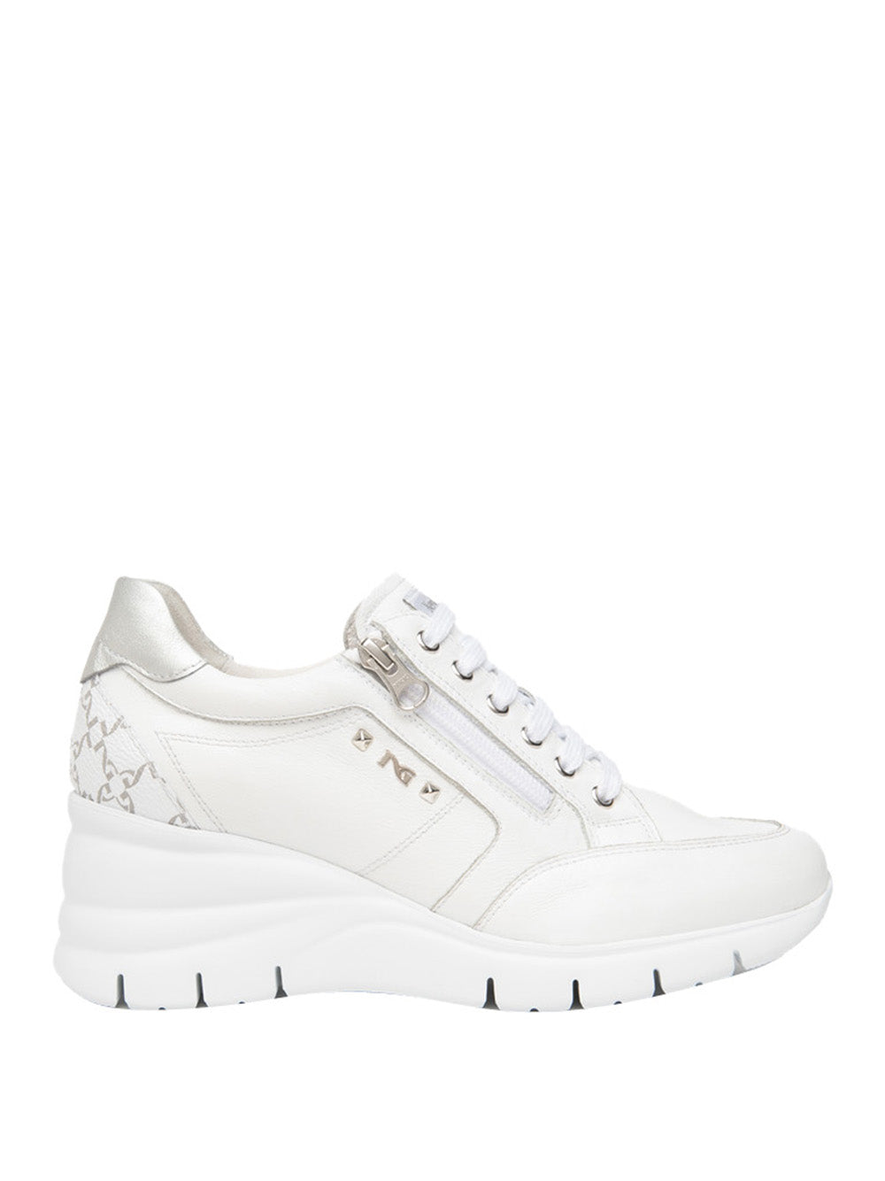 NERO GIARDINI Sneakers con zeppa Donna - Bianco modello E615221D