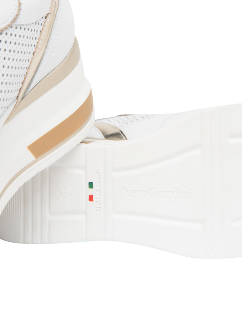 NERO GIARDINI Sneakers con zeppa Donna - Bianco modello E615234D