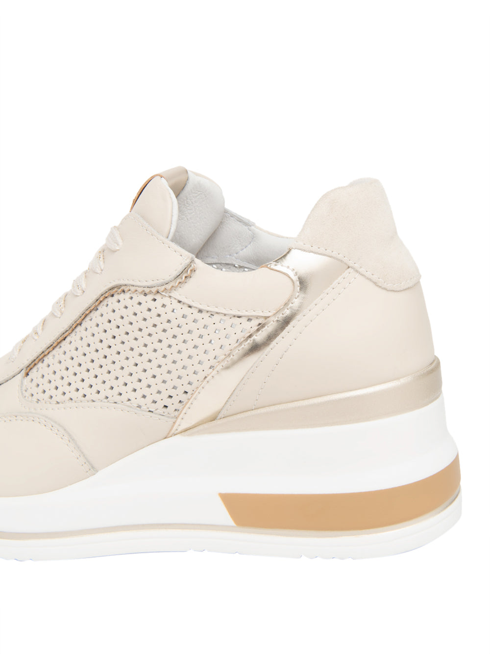 NERO GIARDINI Sneakers con zeppa Donna - Beige modello E615234D