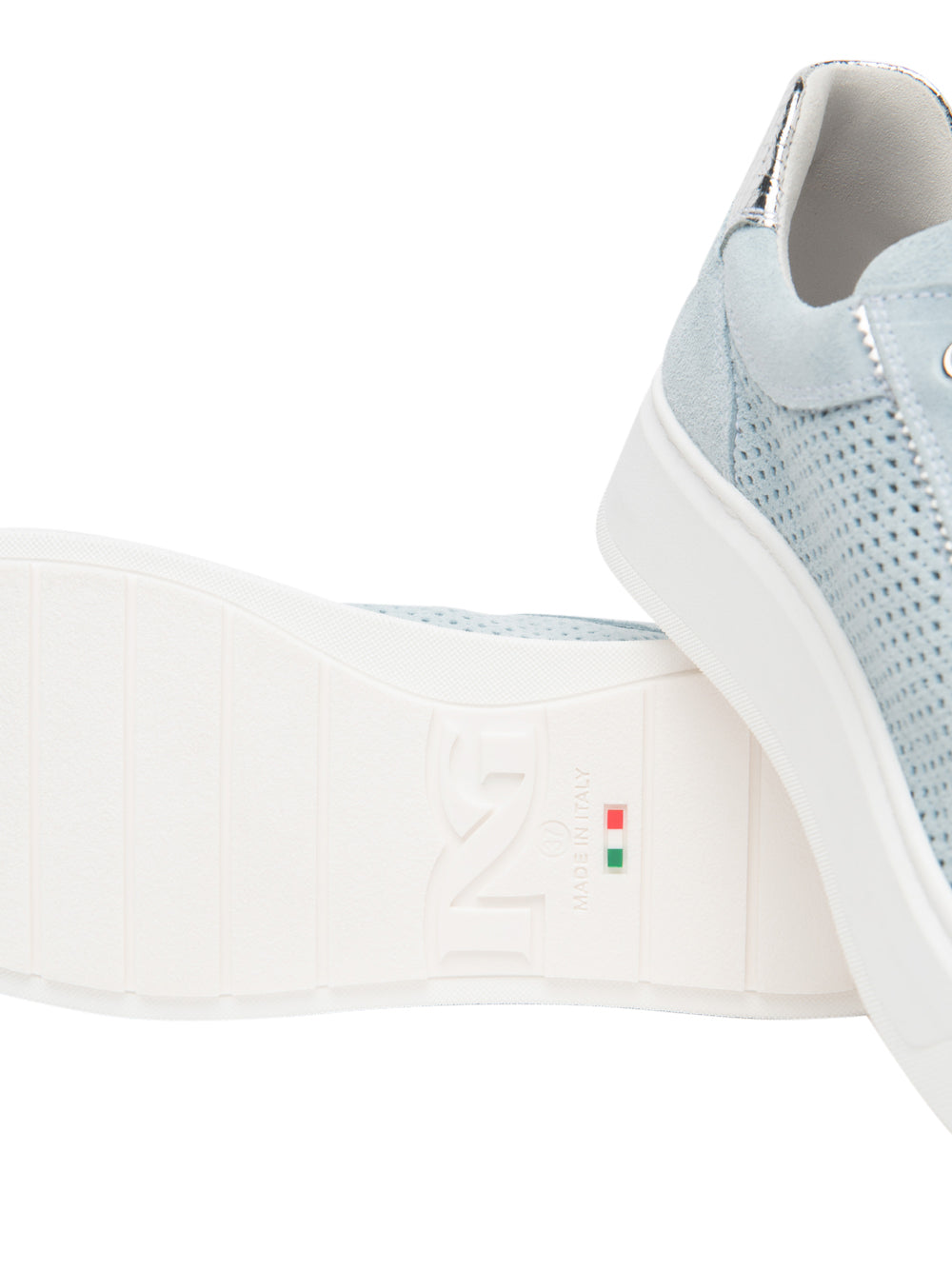 NERO GIARDINI Sneakers platform Donna - Celeste modello E615273D