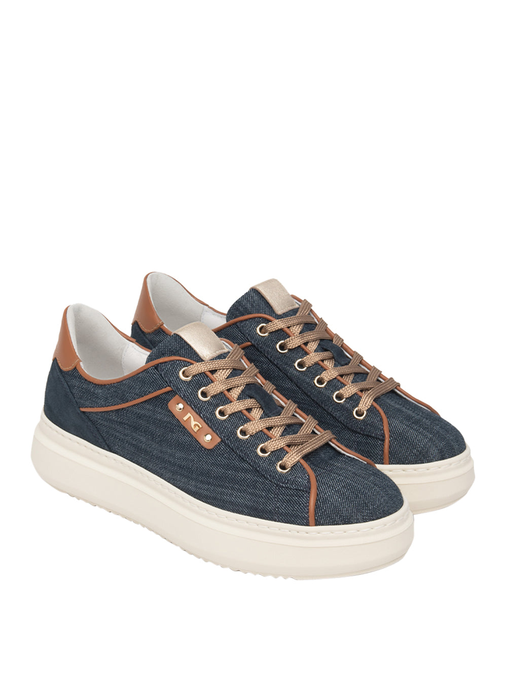 NERO GIARDINI Sneakers platform Donna - Blu modello E615280D