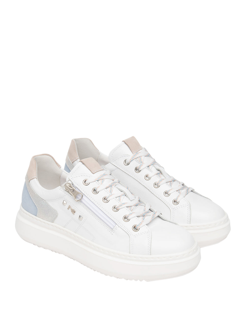 NERO GIARDINI Sneakers platform Donna - Bianco modello E615285D