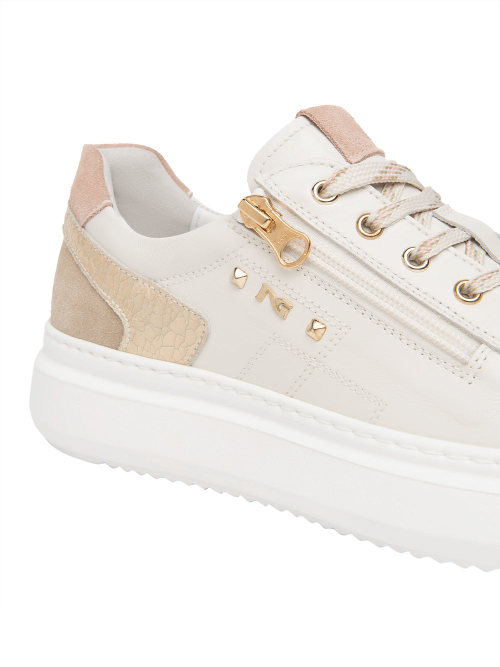 NERO GIARDINI Sneakers platform Donna - Beige modello E615285D