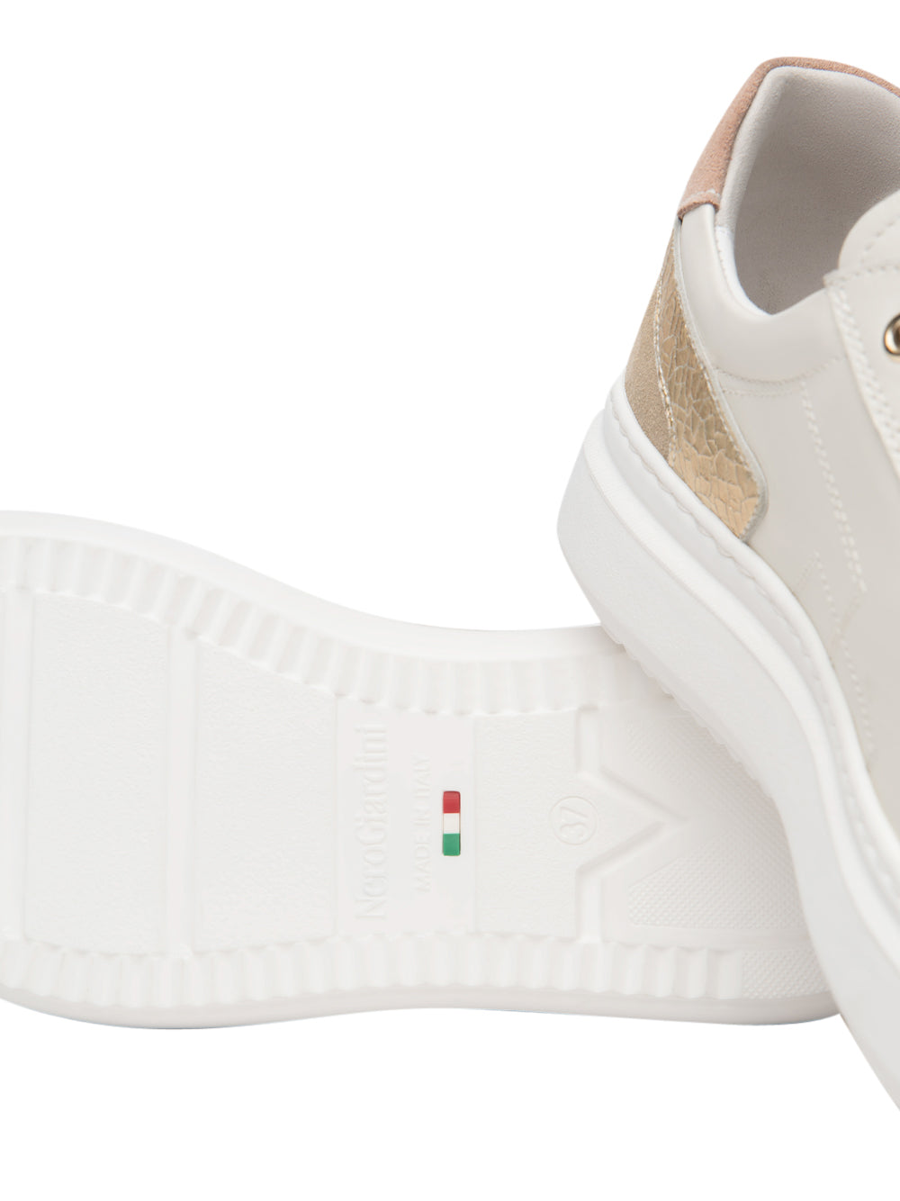 NERO GIARDINI Sneakers platform Donna - Beige modello E615285D