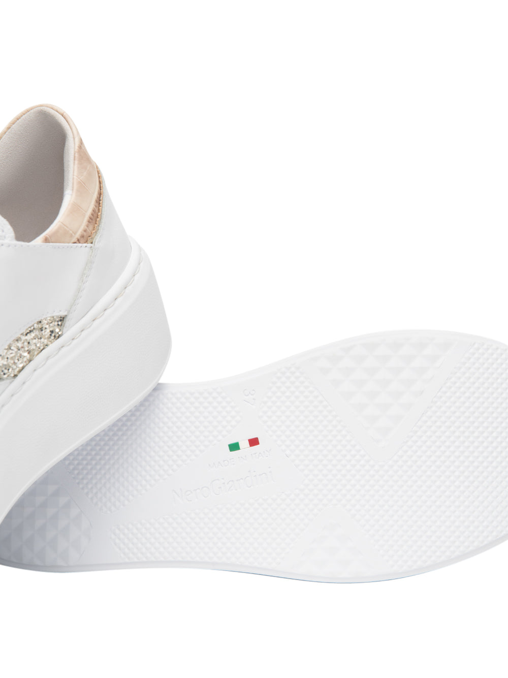 NERO GIARDINI Sneakers platform Donna - Bianco modello E615290D