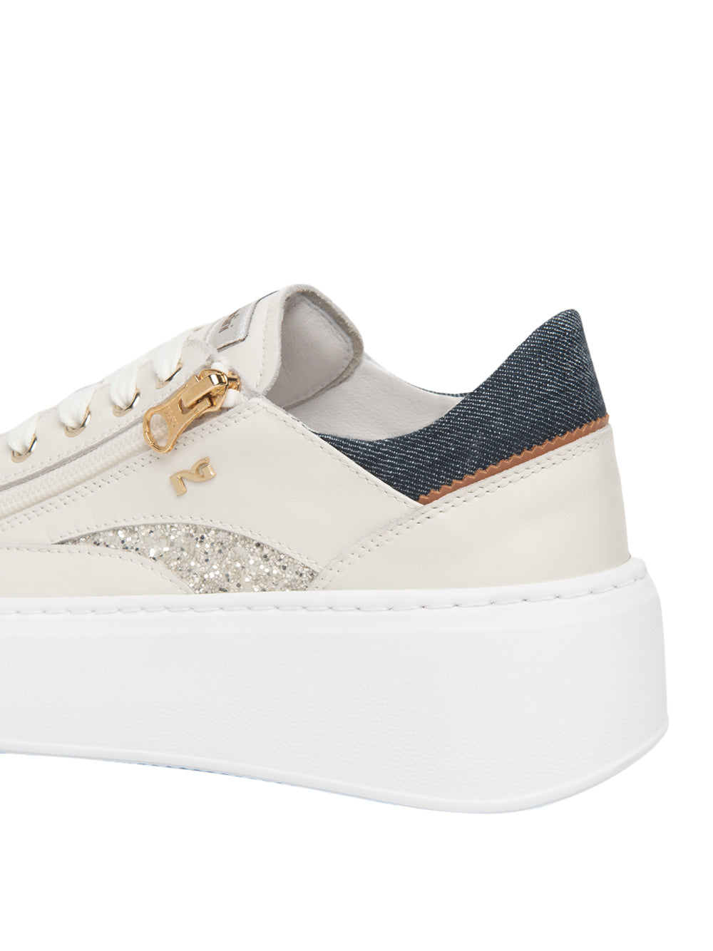 NERO GIARDINI Sneakers platform Donna - Beige modello E615290D