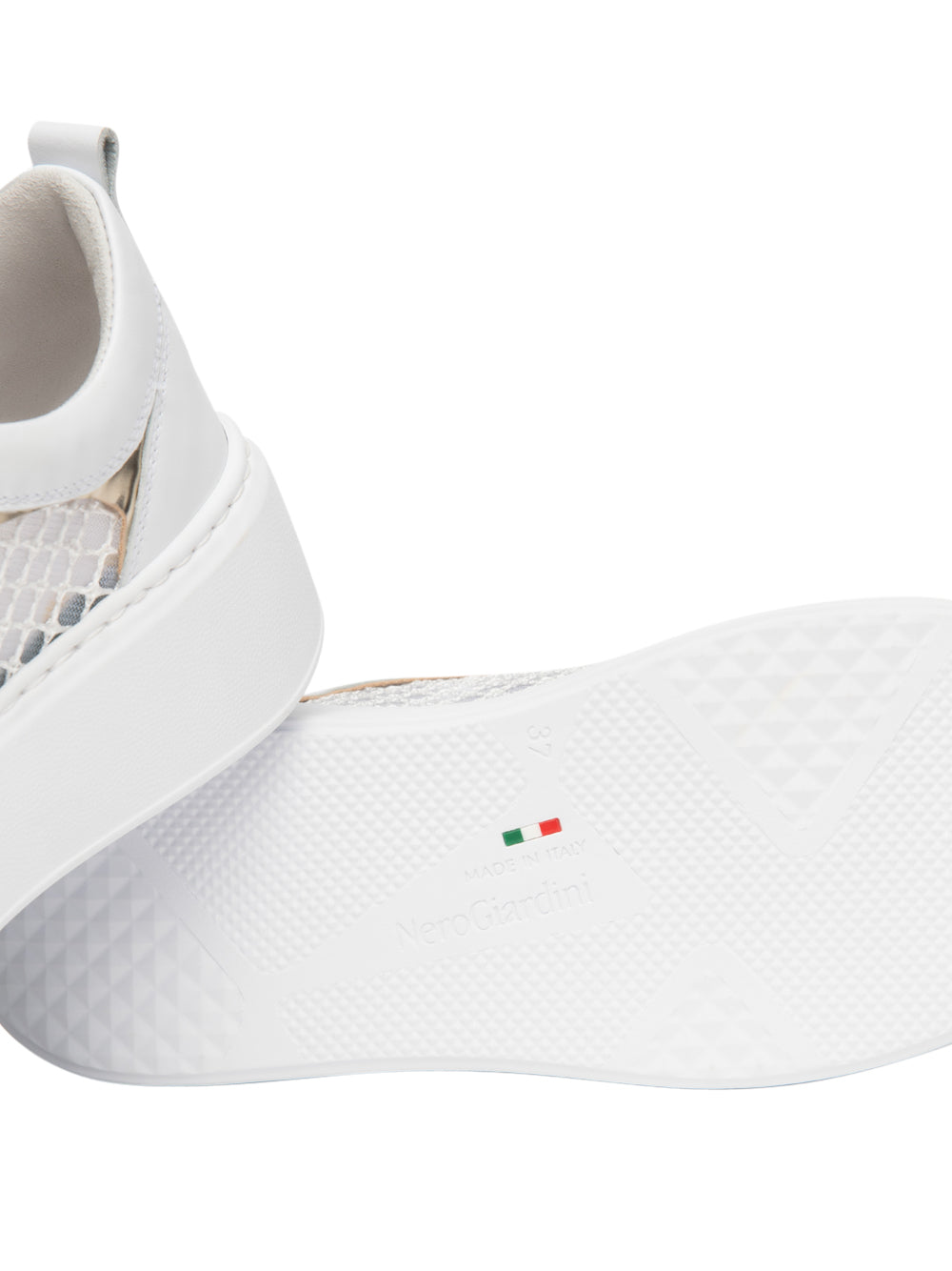 NERO GIARDINI Sneakers platform Donna - Bianco modello E615292D