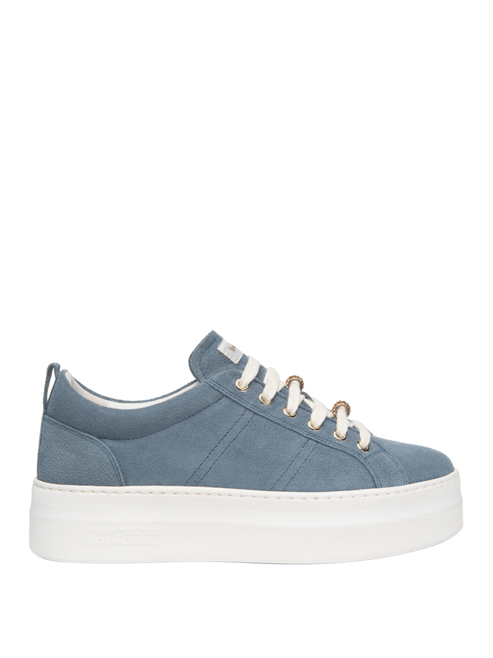 NERO GIARDINI Sneakers platform Donna - Celeste modello E615310D
