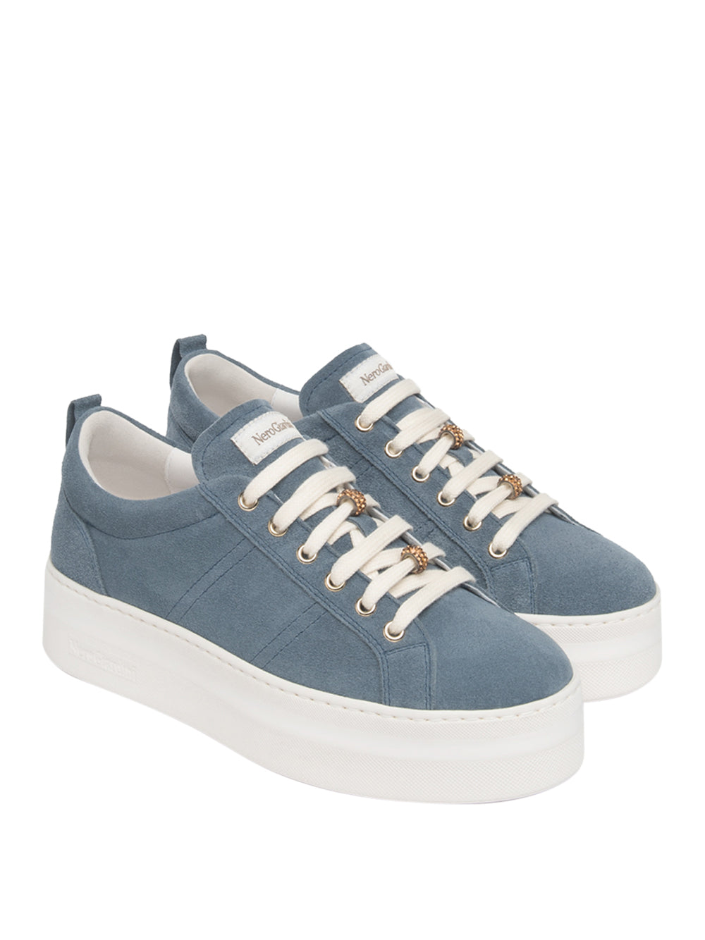 NERO GIARDINI Sneakers platform Donna - Celeste modello E615310D