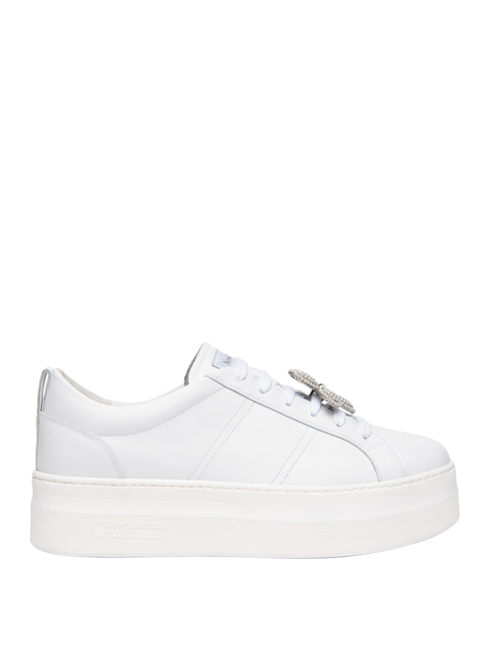 NERO GIARDINI Sneakers platform Donna - Bianco modello E615311D